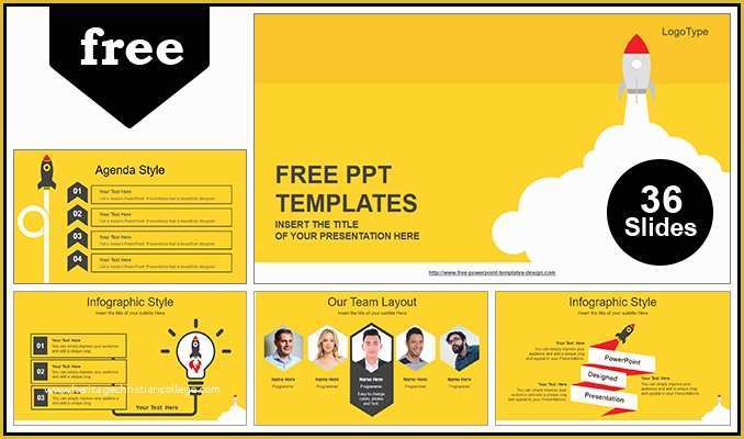 Best Free Powerpoint Templates 2016 Of Rocket Launched Powerpoint Template