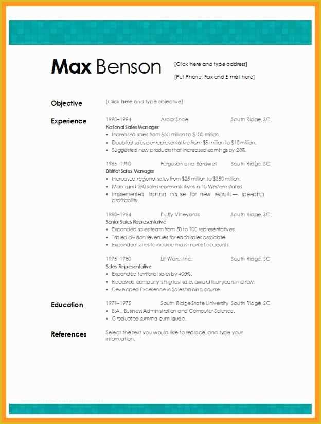 Best Free Video Templates Of Best Resume Template Microsoft Word