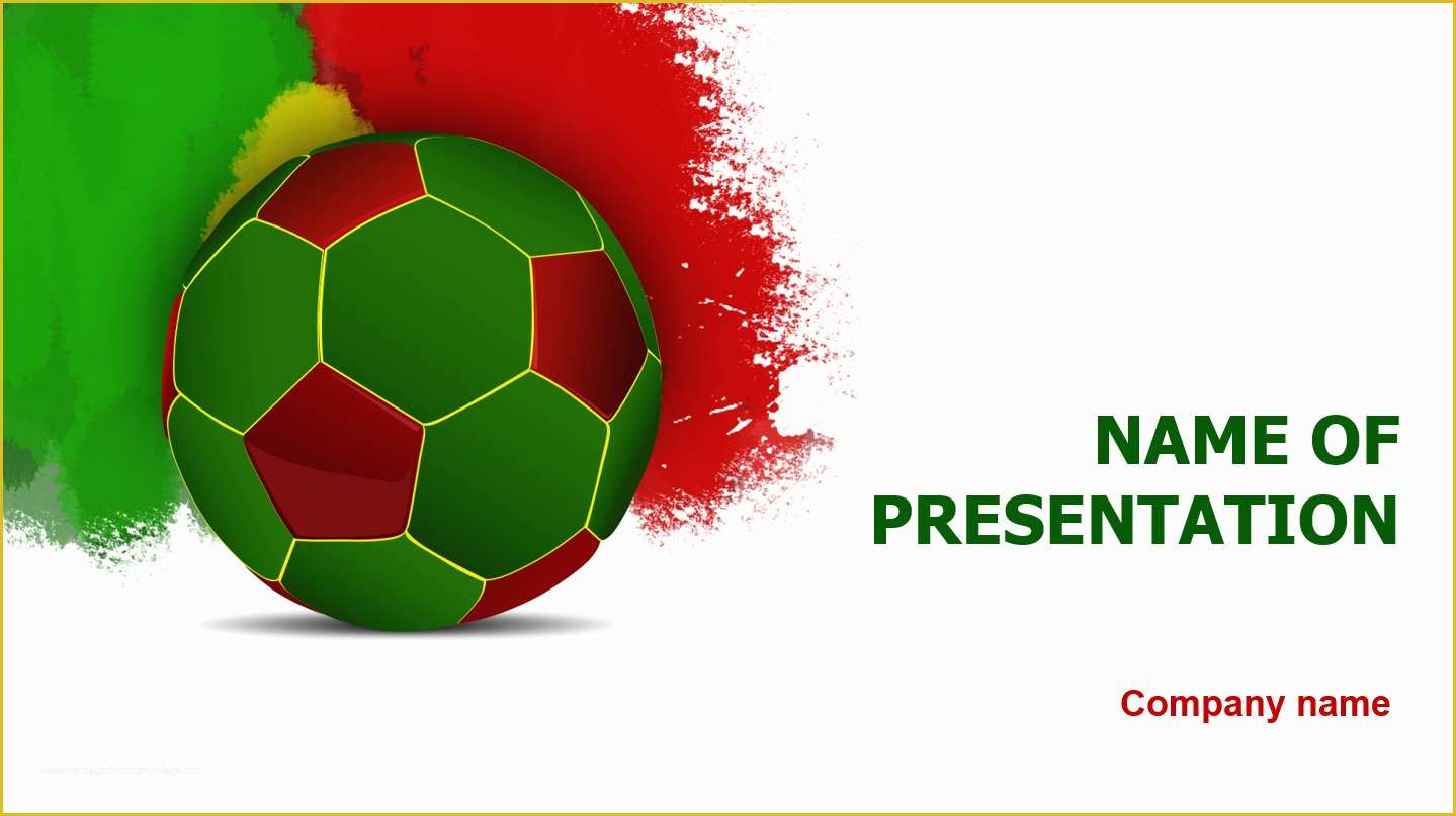 Best Free Video Templates Of Download Free Portugal Football Players Powerpoint