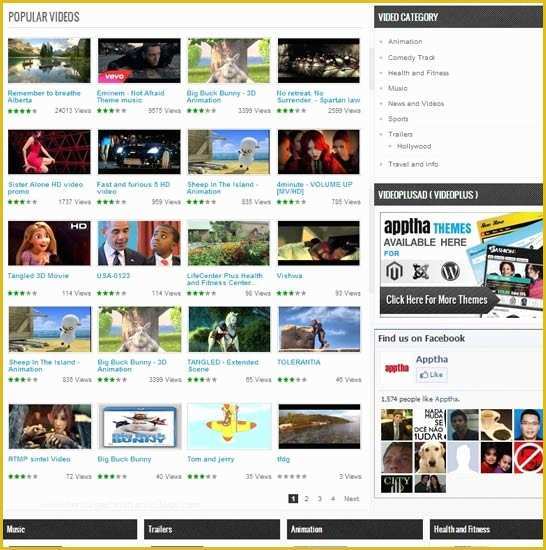 Best Free Video Templates Of Joomla Video Plus Video Plus theme
