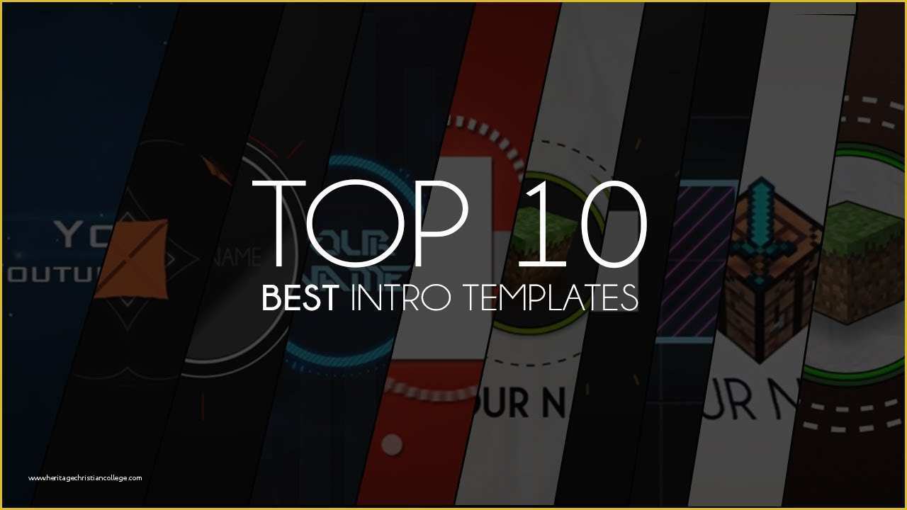 Best Free Video Templates Of top 10 Best Intro Templates Of 2013