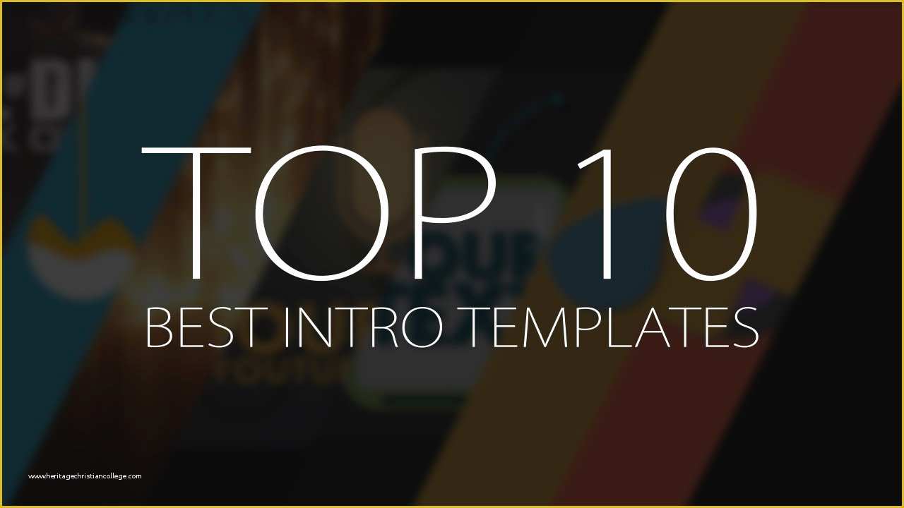 Best Free Video Templates Of top 10 Best Motion Graphics Intro Templates April 2017