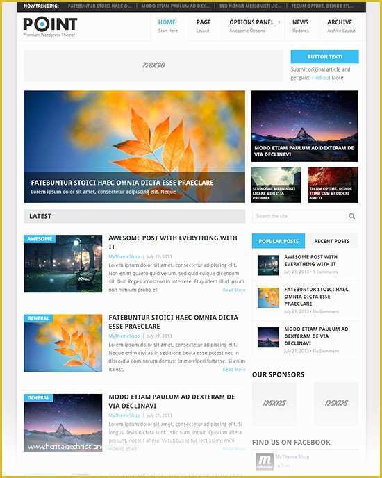 Best Free Wordpress Templates Of 12 Best Free Blog & Business Wordpress themes for October
