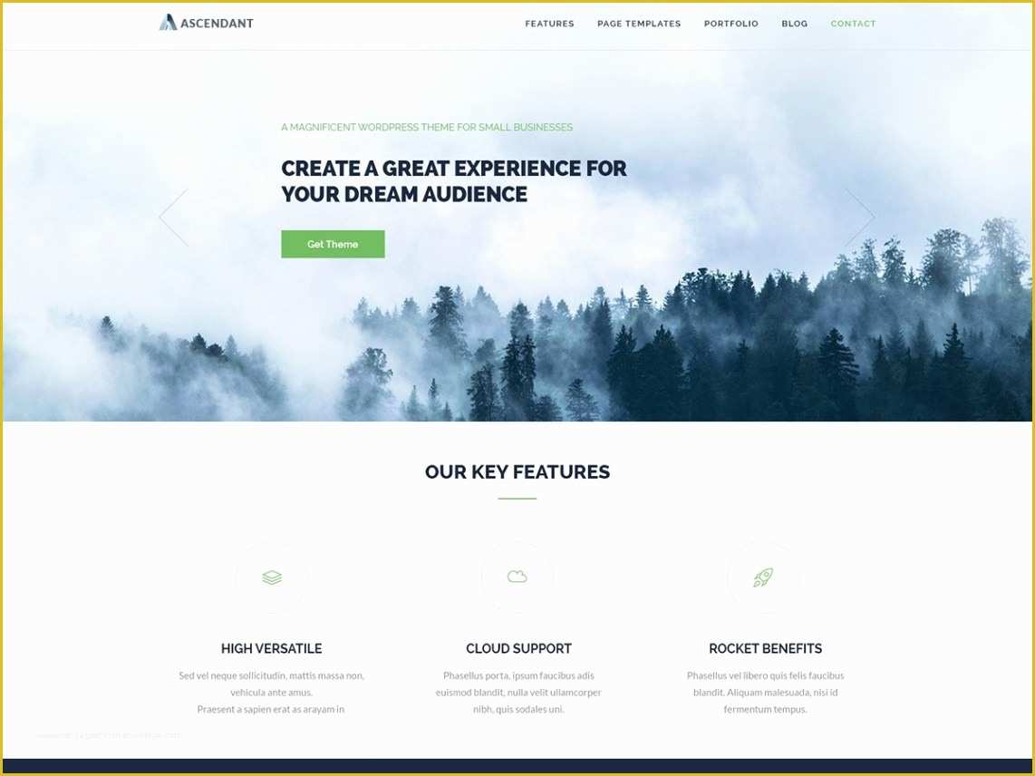 Best Free Wordpress Templates Of ascendant