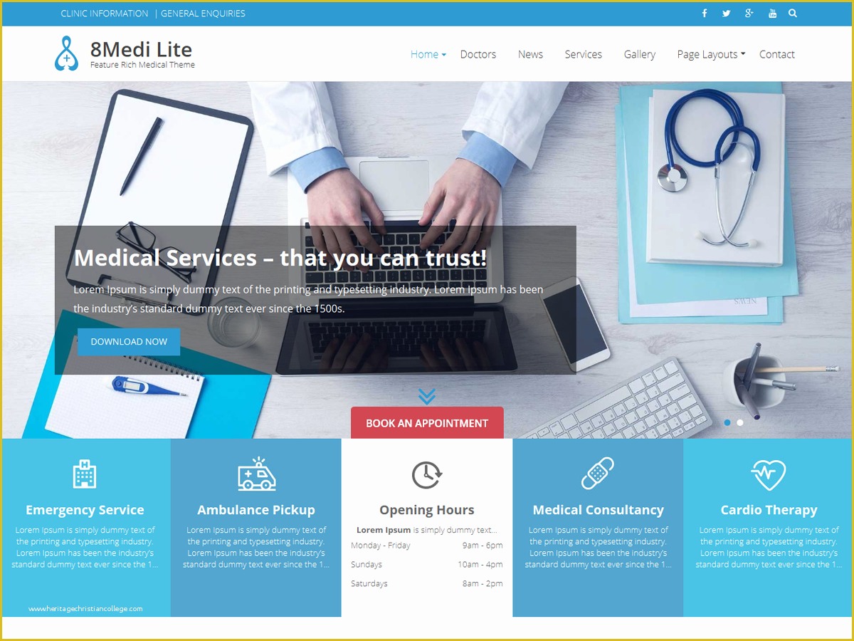 Best Free Wordpress Templates Of top 10 Free Medical Wordpress themes 2018 Updated