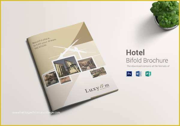 Bi Fold Brochure Template Free Of 16 Popular Psd Hotel Brochure Templates