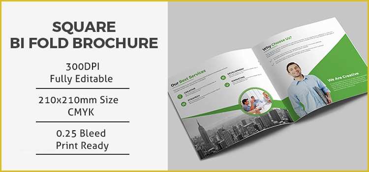 Bi Fold Brochure Template Free Of Square Bifold Brochure Template