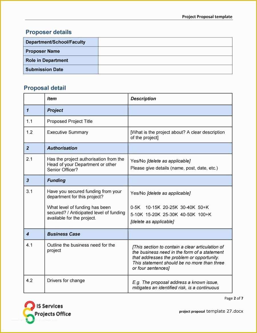 Bid Template Free Of 43 Professional Project Proposal Templates Template Lab