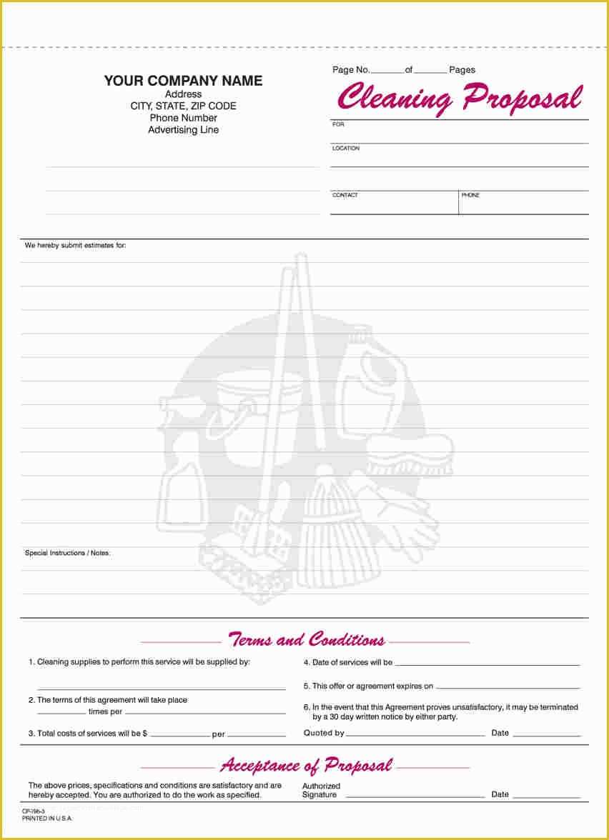 Bid Template Free Of Free Printable Proposal forms Business Proposal