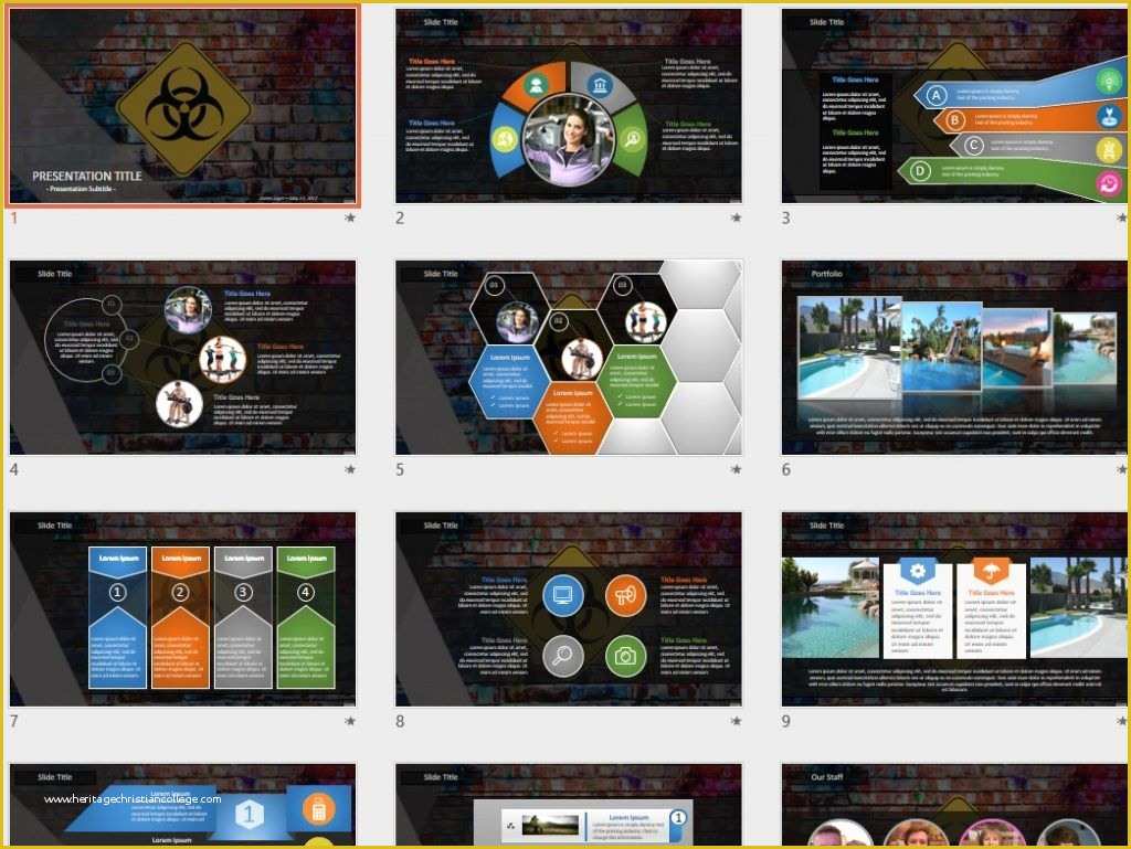 Biohazard Powerpoint Template Free Of All themed Powerpoint Templates Free All themed