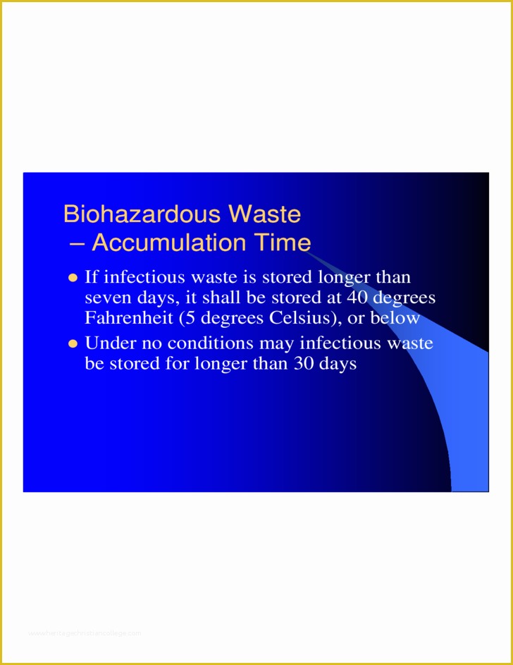 Biohazard Powerpoint Template Free Of Chemical Waste Management Ppt Free Download