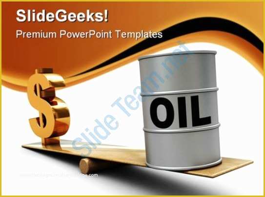 Biohazard Powerpoint Template Free Of Oil Rising Dollar Industrial Powerpoint Background and