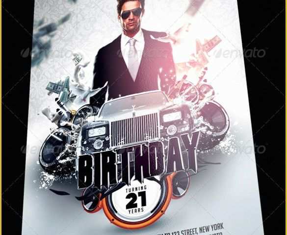 Birthday Party Flyer Templates Free Of 34 Birthday Flyer Templates Word Psd Ai Indesign