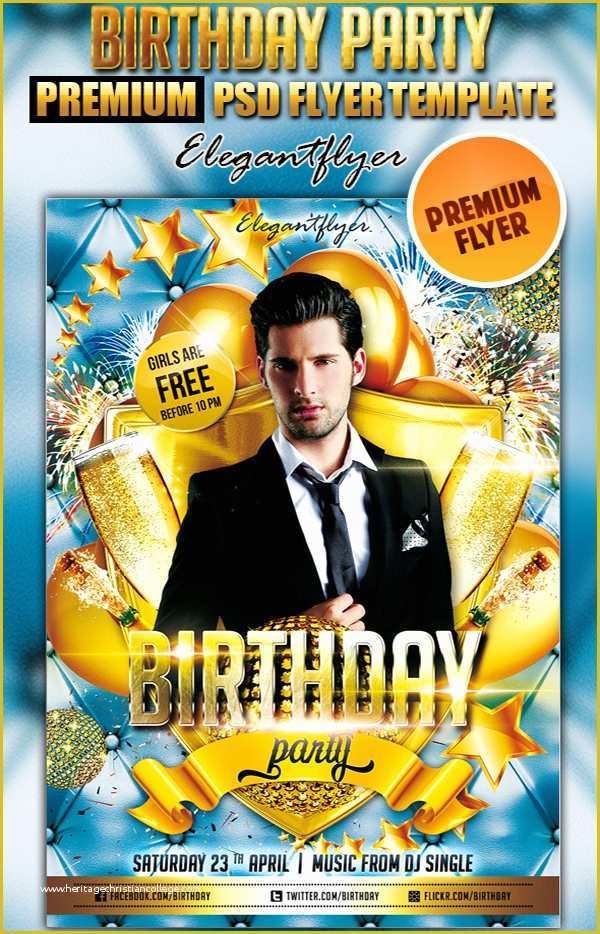 Birthday Party Flyer Templates Free Of 9 Amazing Sample Birthday Flyer Templates to Download