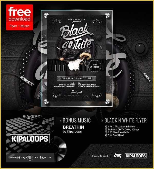 Black and White Flyer Template Free Of 22 Black and White Flyer Templates