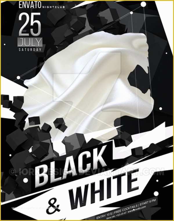 Black and White Flyer Template Free Of 22 Black and White Flyer Templates