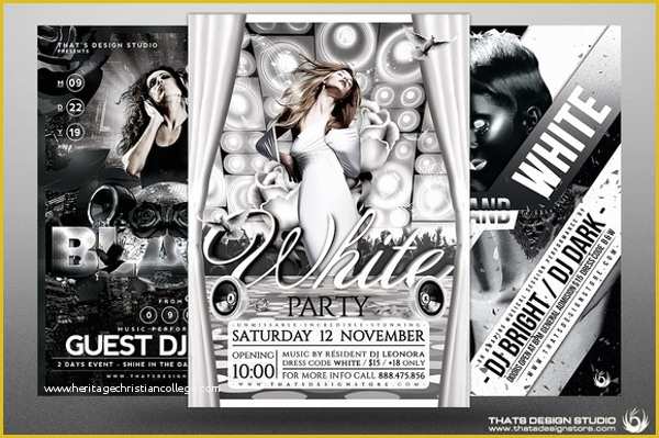 Black and White Flyer Template Free Of 22 Black and White Flyer Templates