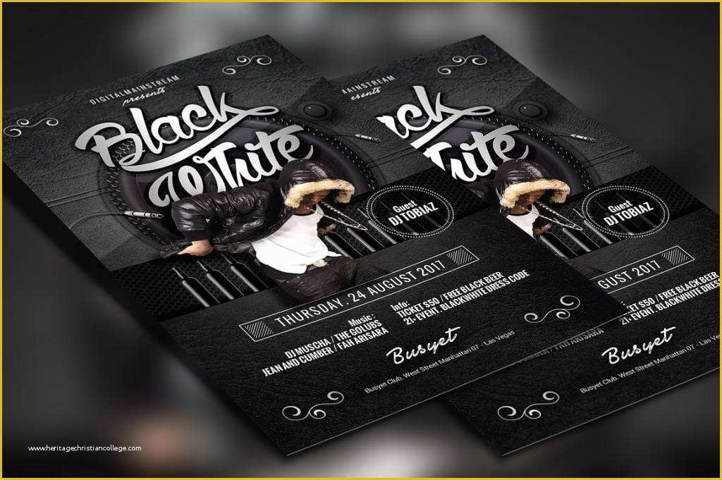 Black and White Flyer Template Free Of 44 Party Flyer Designs Psd Vector Eps Jpg Download