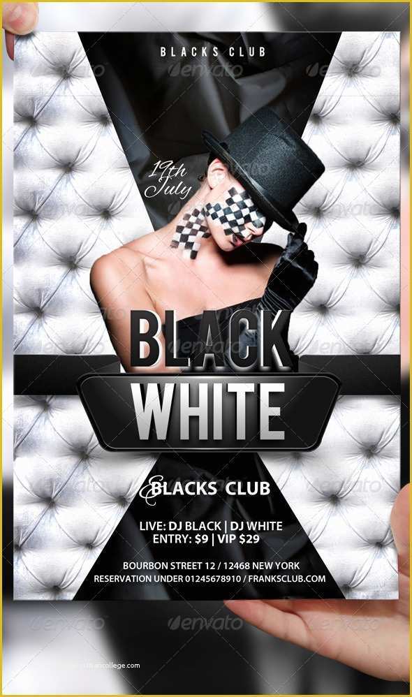 Black and White Flyer Template Free Of Black and White Flyer Template by Lordfiren On Deviantart