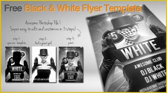 Black and White Flyer Template Free Of Create A Flyer Psd Flyer Templates Awesomeflyer