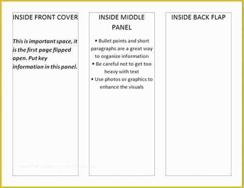 Blank Brochure Templates Free Download Word Of Blank Brochure Templates for Microsoft Word Csoforumfo