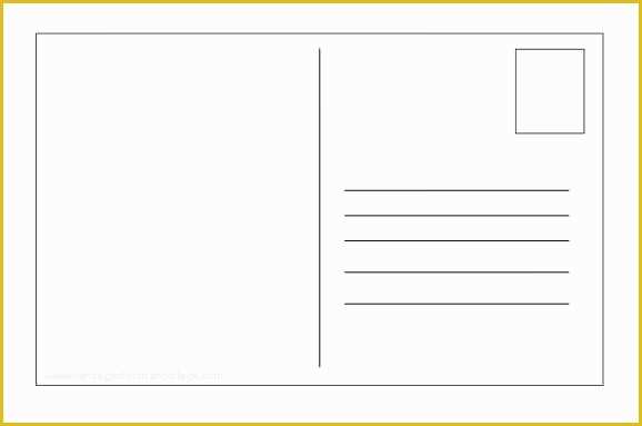 Blank Postcard Template Free Of 10 Best Of Kids Postcard Template Postcard