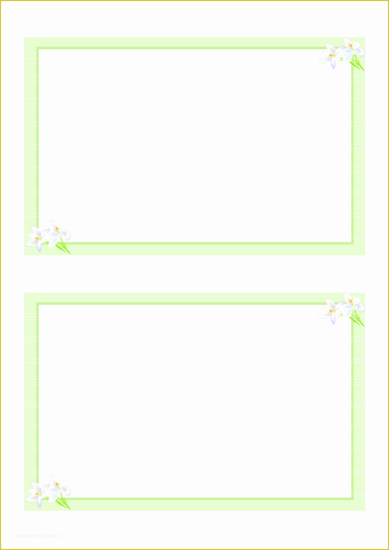 Blank Postcard Template Free Of 8 Best Of Printable Blank Pledge Card Templates