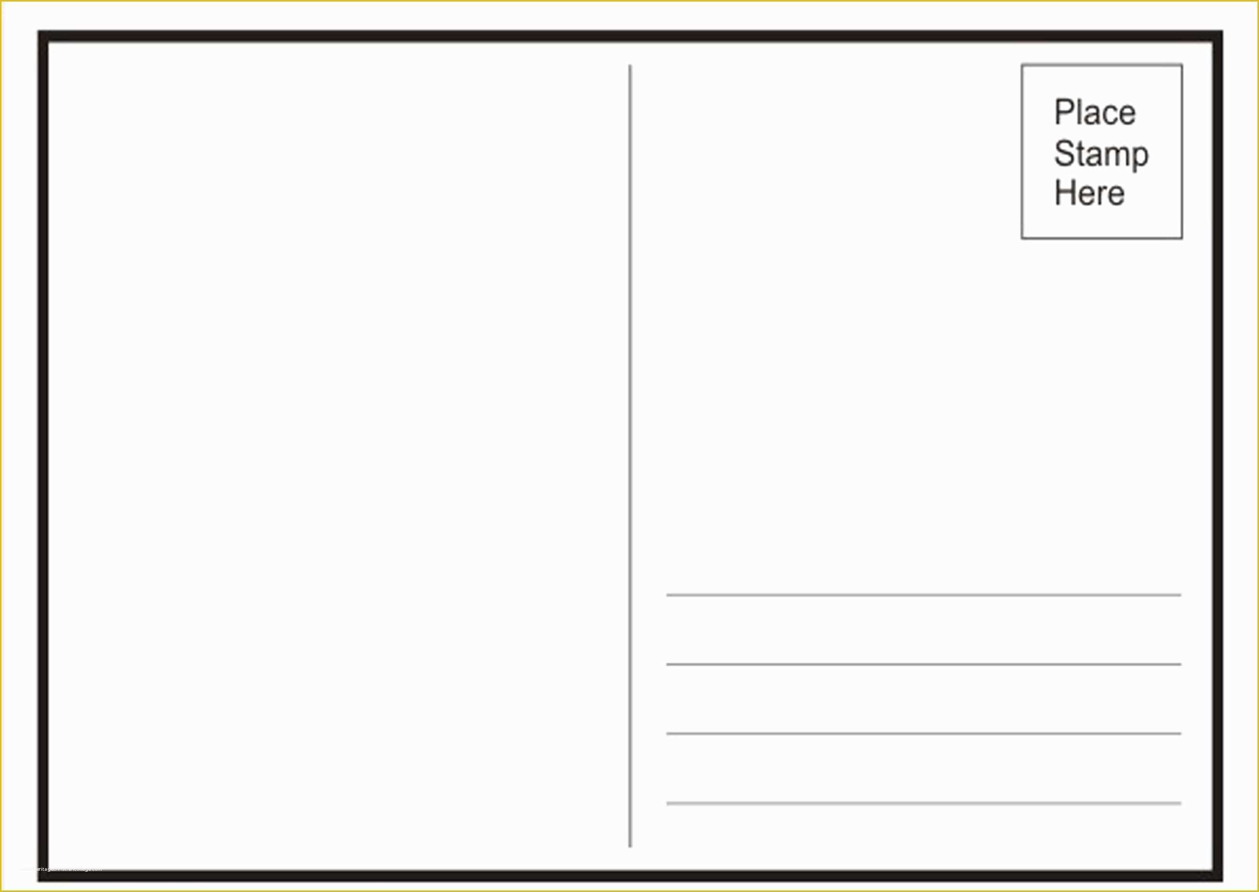 Blank Postcard Template Free Of Alg Research Lorenashleigh