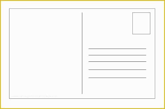 Blank Postcard Template Free Of Blank Postcard Template Word Free Printable – Jjbuildingfo