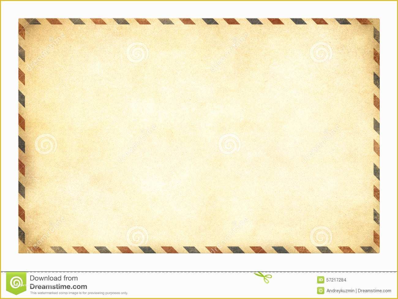 Blank Postcard Template Free Of Old Postcard Template with Clipping Path Included Stock