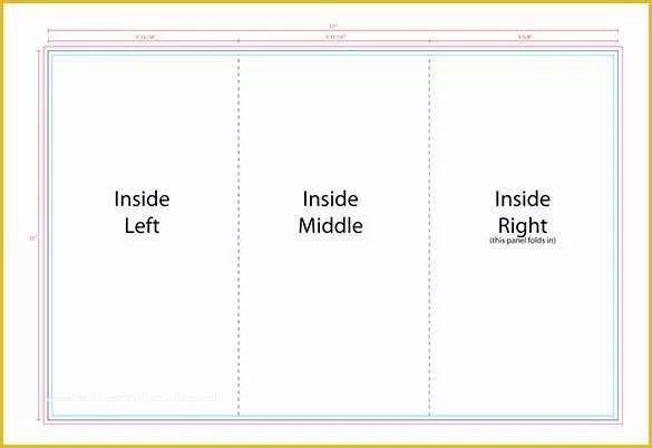 Blank Tri Fold Brochure Template Free Download Of 10 Printable Trifold Templates Doc Psd Pdf Eps