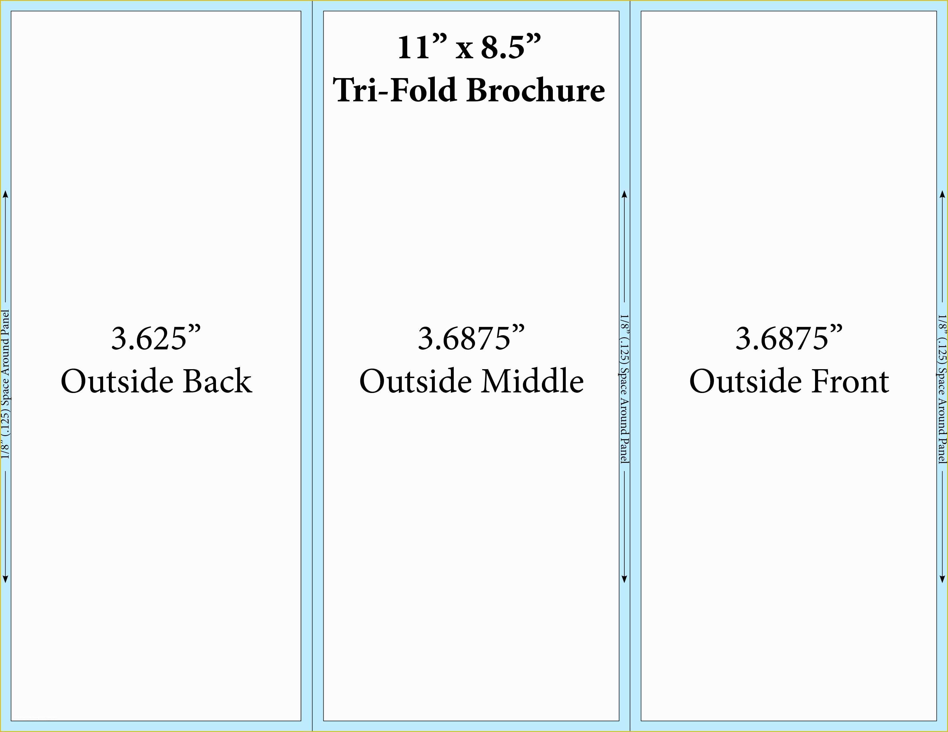 Blank Tri Fold Brochure Template Free Download Of Microsoft Word Tri Fold Template Templates Data