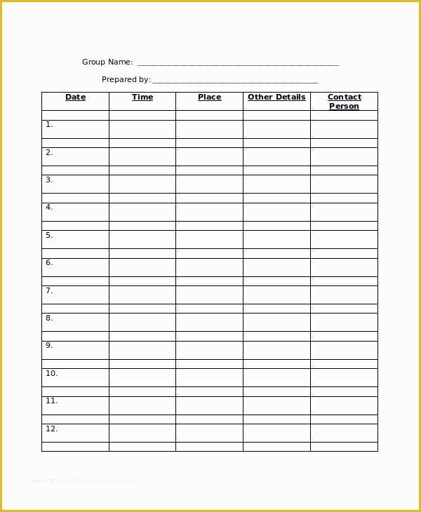 Blank Work Schedule Template Free Of Monthly Work Schedule Template