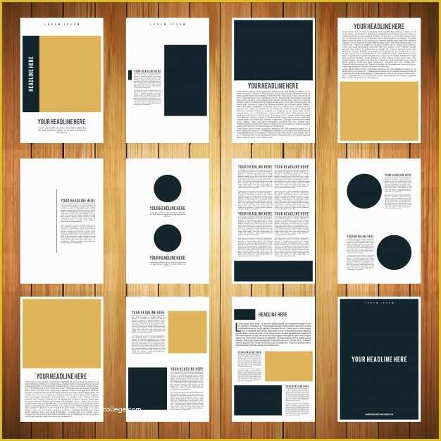 Booklet Template Free Download Of 12 Page Booklet Template Vector