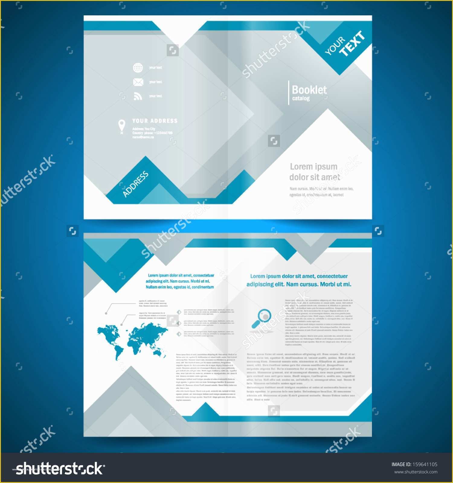 Booklet Template Free Download Of Booklet Template Design Catalog Brochure Folder Stock