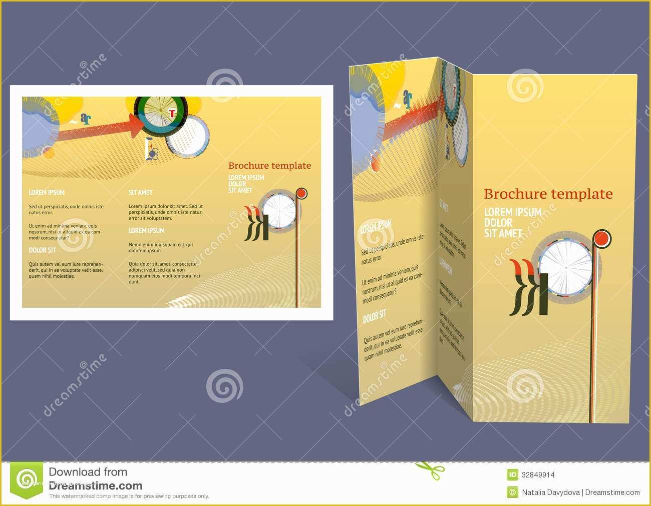 Booklet Template Free Download Of Brochure Booklet Z Fold Layout Editable Design Template