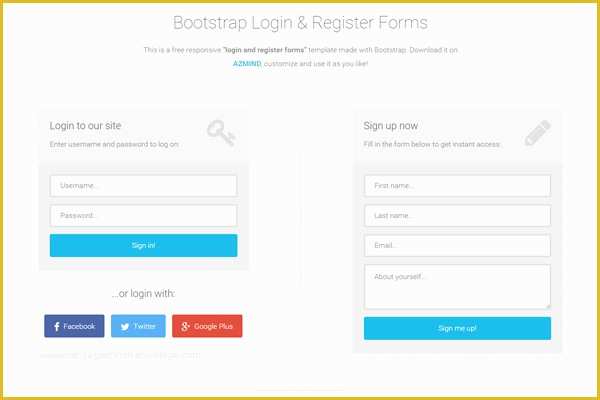 Bootstrap Login Page Template Free Download Of Bootstrap Login and Register forms In E Page 3 Free