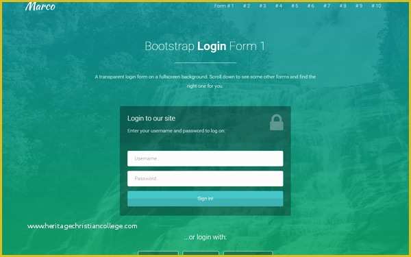 Bootstrap Login Page Template Free Download Of Bootstrap Login and Register forms In E Page