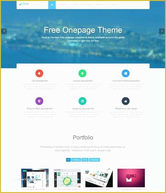 Bootstrap Login Page Template Free Download Of E Page Responsive Website Template Bootstrap Free