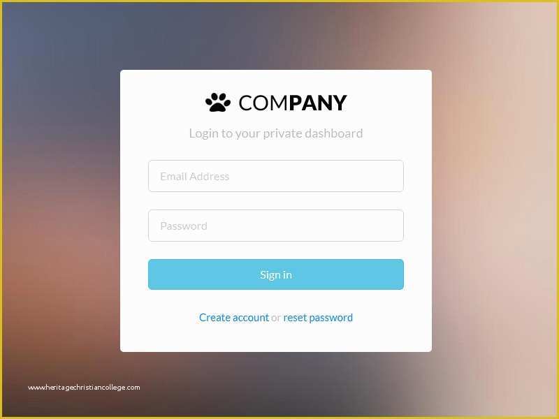 Bootstrap Login Page Template Free Download Of White Login form Boxed