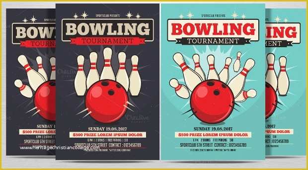 Bowling Flyer Template Free Of 21 Bowling Flyer Designs Psd Download