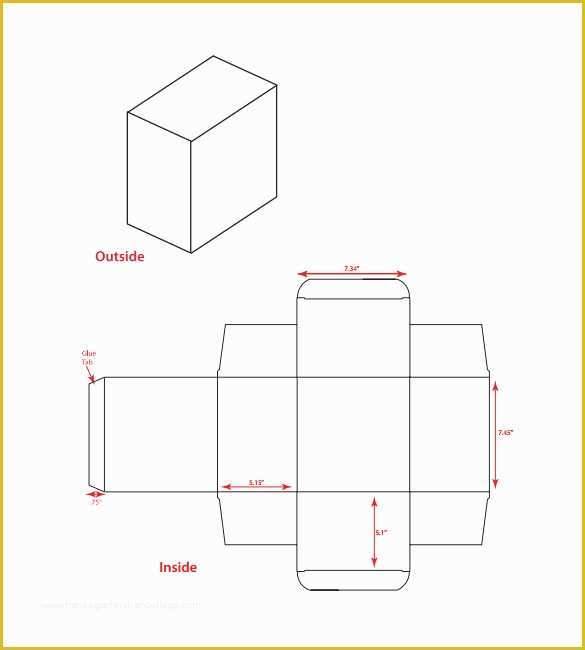 Box with Lid Templates Free Of 10 Best Rectangular Box Templates Designs Free Premium