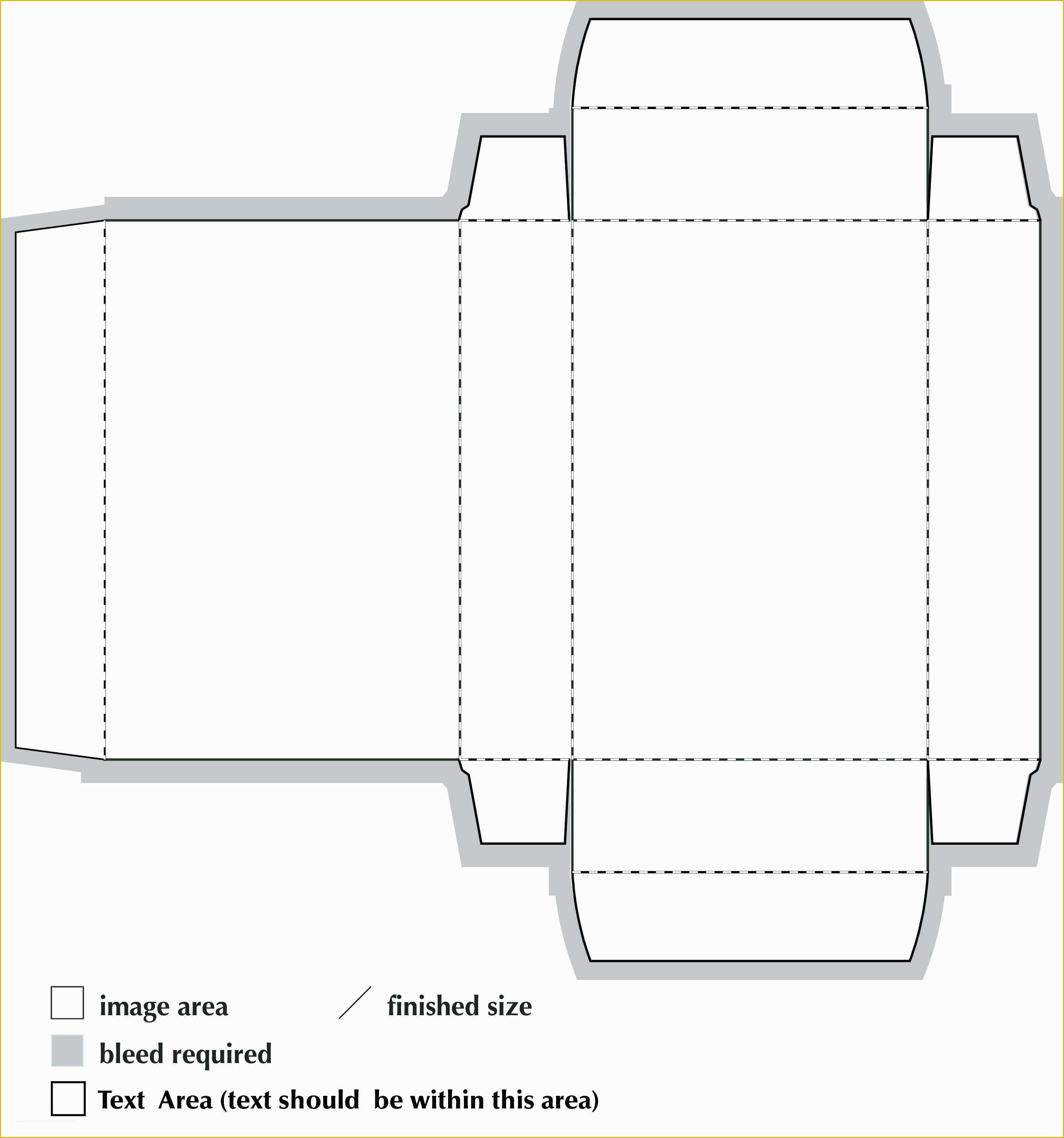 Box with Lid Templates Free Of A4 Box Template
