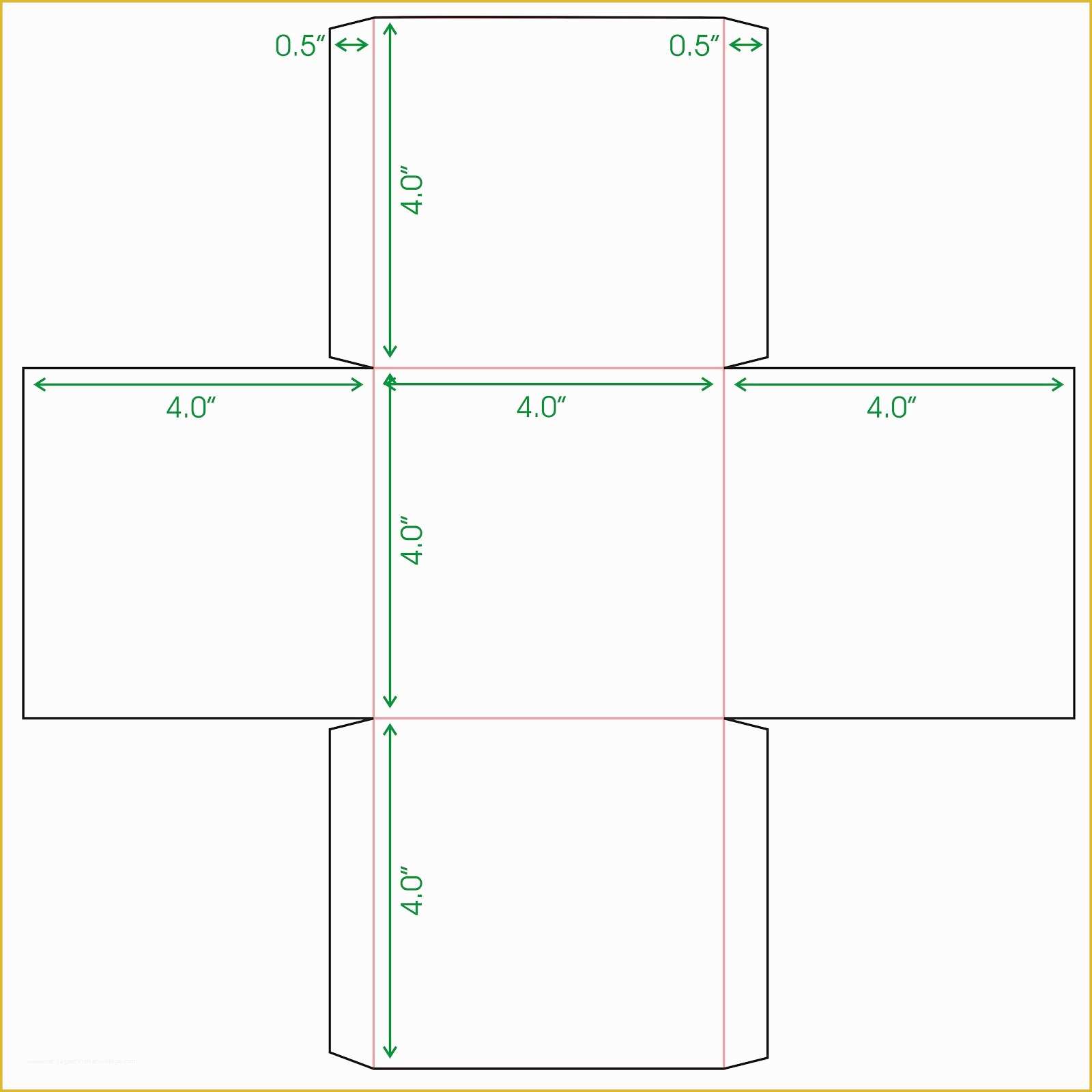 Box with Lid Templates Free Of Box Templates Beepmunk