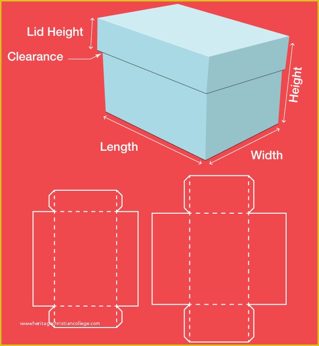 Box with Lid Templates Free Of Box with Lid Templatemaker