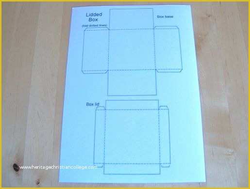 Box with Lid Templates Free Of Box with Separate Lid Packaging Templates