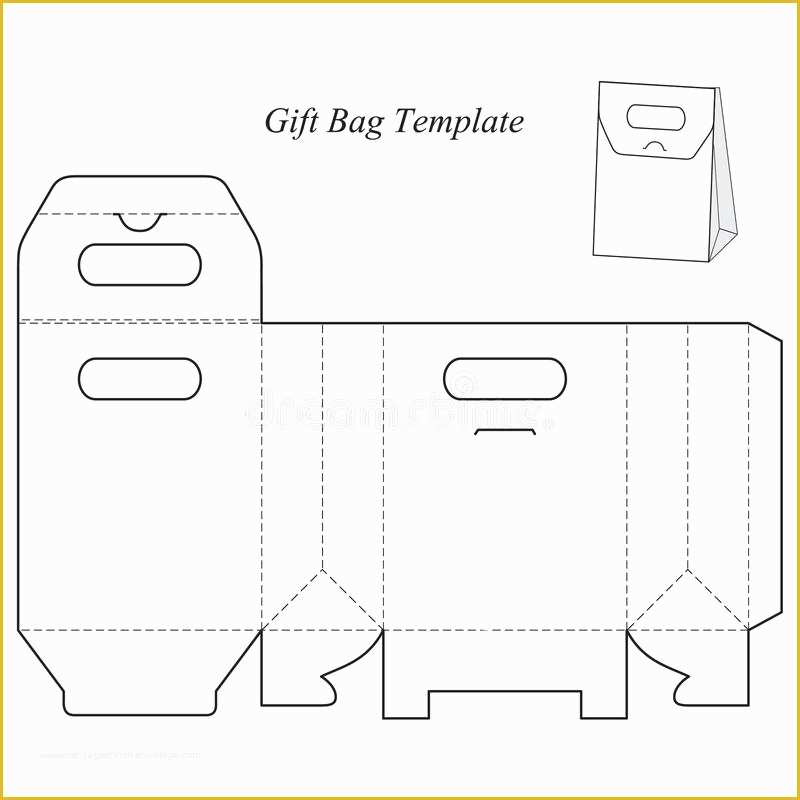 Box with Lid Templates Free Of Gift Box Template with Lid Stock Vector Illustration Of