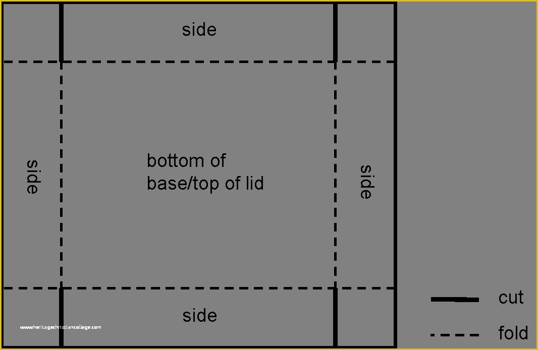 Box with Lid Templates Free Of How to Make A Cardboard Box