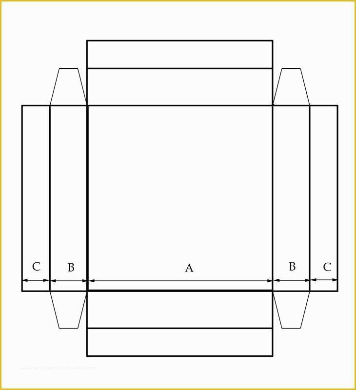 Box with Lid Templates Free Of Rectangle Box Template with Lid We Pics