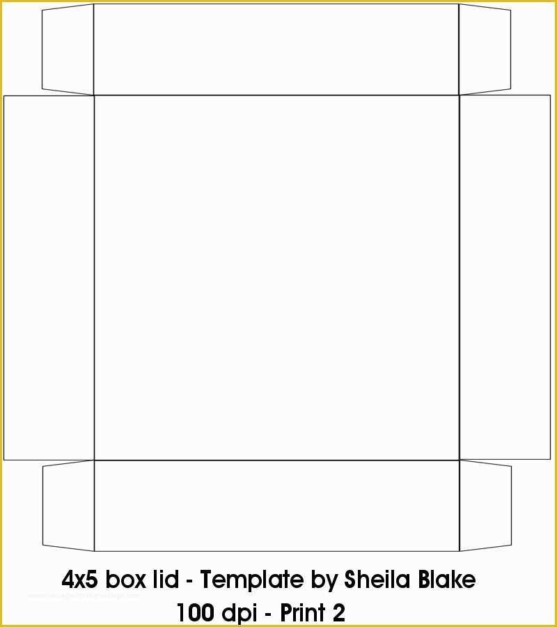 Box with Lid Templates Free Of Sheila S Place Templates 4 X 5 Box with Lid